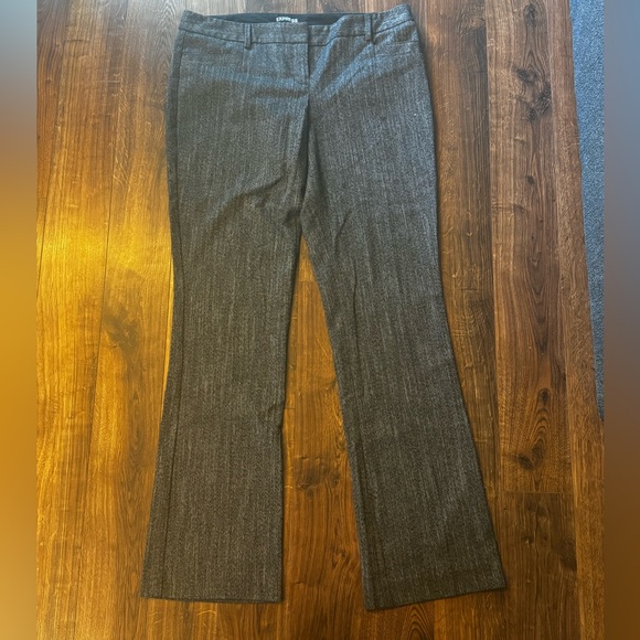 Express Dress Pants size 8R grey white black - Picture 1 of 6